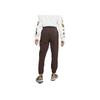 Nike Solid Color Logo Drawstring Casual Pants Men Bottoms Burgundy DR4792-227