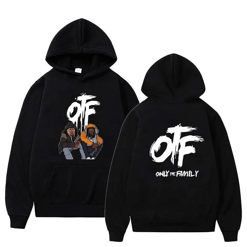 OTF Setr Hip-hop Letter Prt Print Women's Hoodie Fashion All-match Pullover Hoodie Women's New Street Sweatshirt Autumn and Winter Hoodie