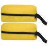 2pcs S Size Portable HandHeld Tool Storage Bag Repair Hand Tools Organizer with Wristband(Yellow )