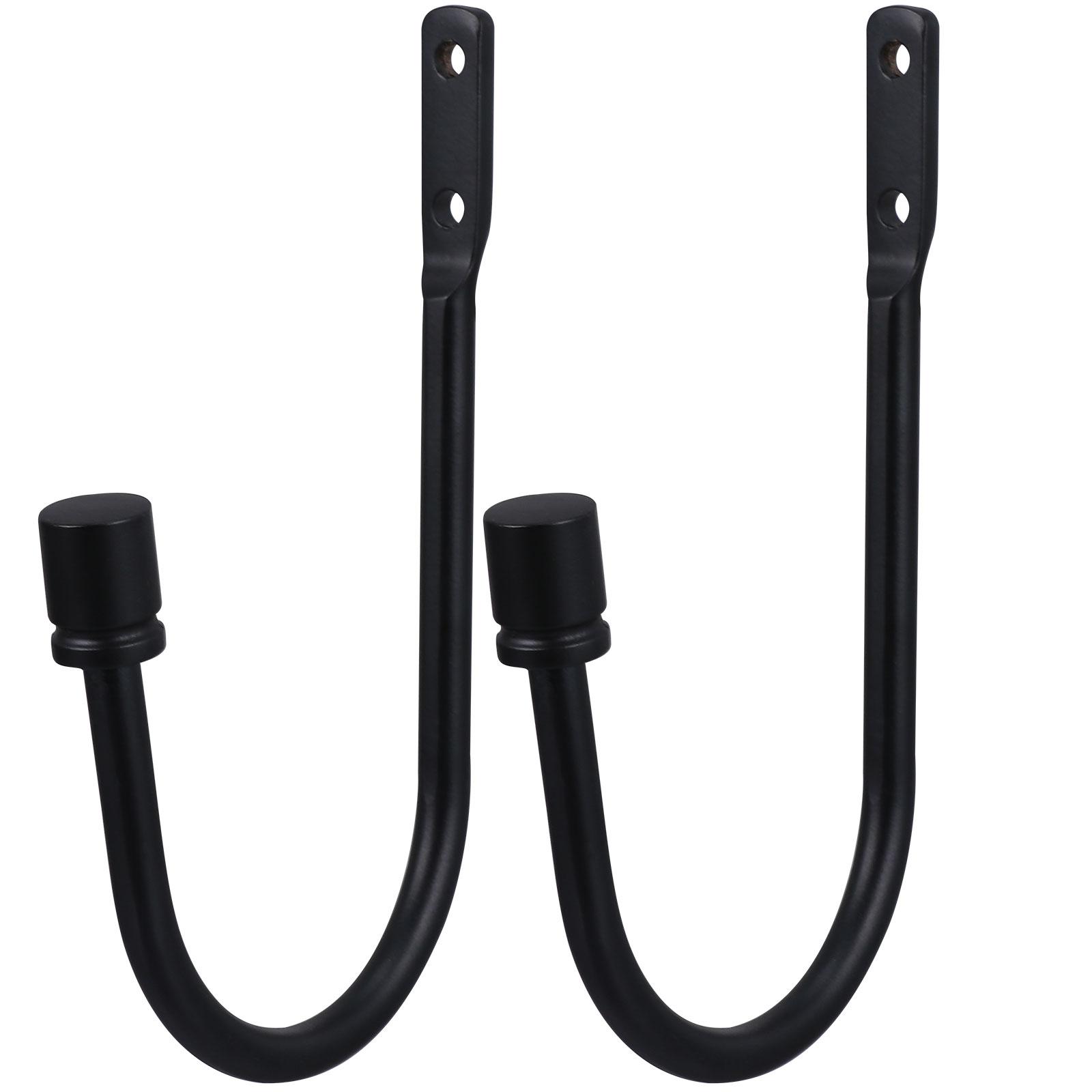 

Plated Alloy Wall Mounted Curtain Hooks Decorative Home Wall Hooks Modern Curtain Tie Backs Elegant Window Accessories Home