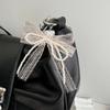 Detachable Shoe Jewelry Shoelaces Charm with Intricate Lace Butterfly Bowknot and Synthetic Pearls Embellishment