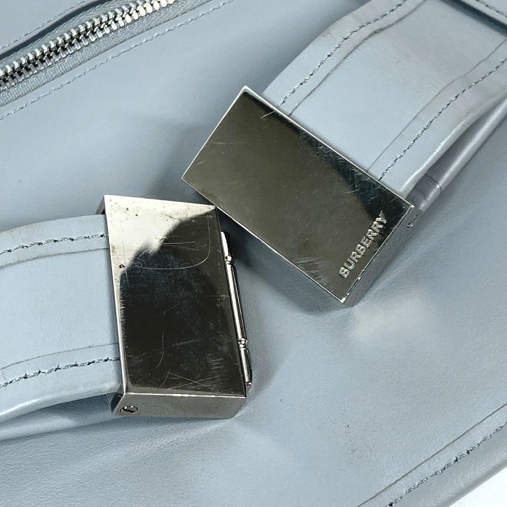 BURBERRY logo Bags Belt Bags Cross body bag Leather gray