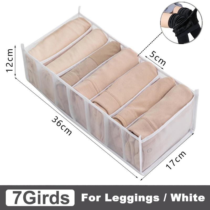 Clothes Storage Organizer Box Pants Jeans T-Shirt Storage Boxes Wardrobe Underwear Socks Organizer Drawers Separator Box