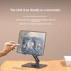 Aluminum Alloy Rotating Tablet Stand - Portable, Liftable, and Foldable