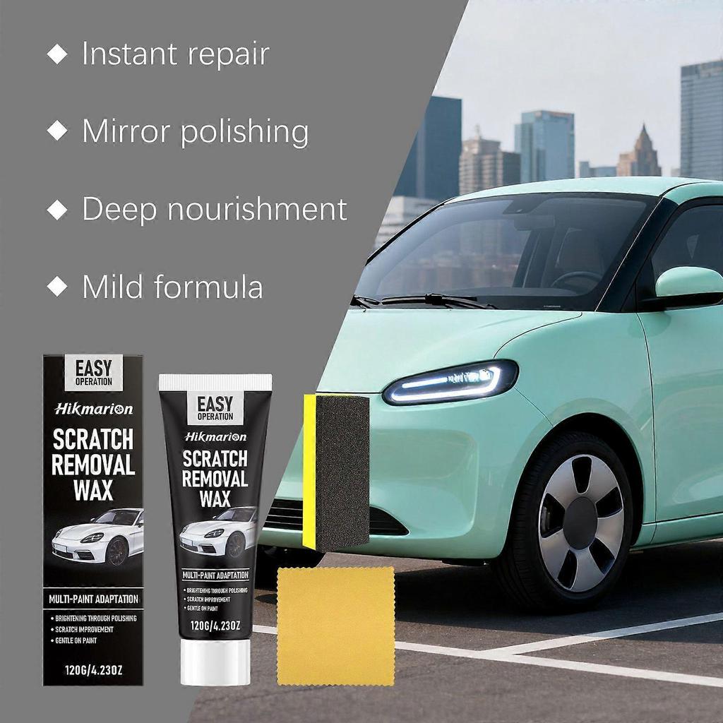Hikmarion Car Scratch Care Kit  Light Scratch Cleaning And Polishing For Car Paint Without Damaging The Surface