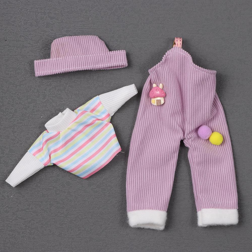DIY 30cm Doll Clothes 1/6 BJD 23cm Doll Doll'S Overall Fashion Doll Wear  Kids Gift
