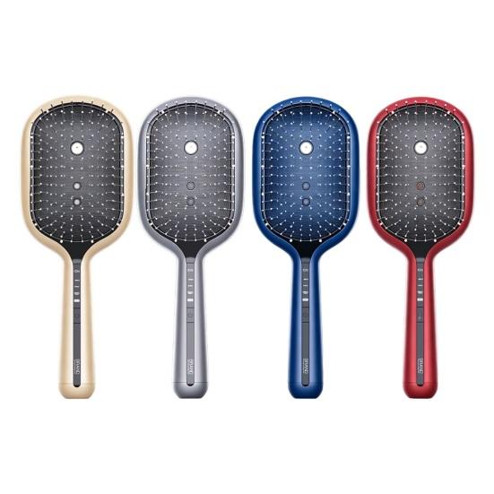 Electric Spray Air Cushion Brush, Cordless Vibration Head Massager Brush, Anti-Static Frizz Control Hair Oil Misting Detangler Brush for Dry Damaged