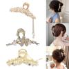 Pearl Tassel Hair Clip Starfish Hairpin Hair Claw  Shark Clip Jewelry