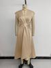 European & American 2026 New Style Elegant Sleeveless Wrap Dress - Light Luxury Solid Color with Irregular Hem