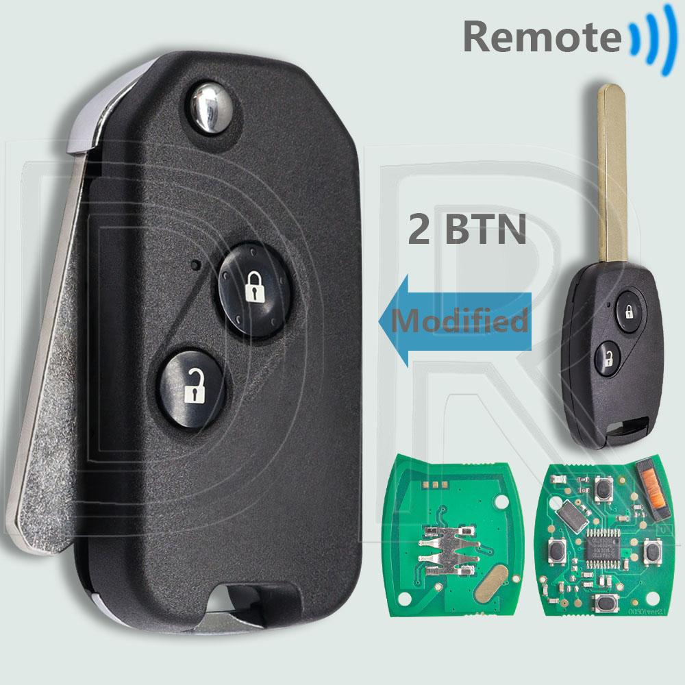 DR S0084-A 313.8MHz S0087-A 433.9MHz ID46 PCF7961 Car Remote Key For Honda Accord Pilot CR-V HR-V Fit City Odyssey Jazz