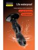 New Model: Manual Vibration Anal Plug for G-Spot & Backdoor Stimulation - Unisex, Beads for Couples