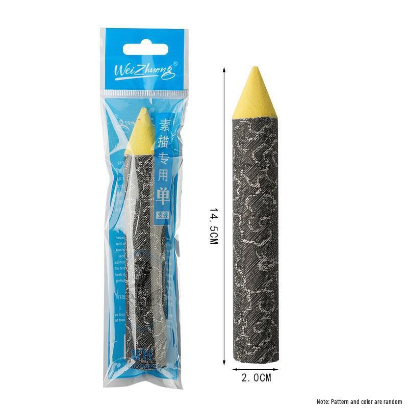 Sketching & Blending Tools Set: Blending Stumps, Sponge Ball, and Tortillon Paper
