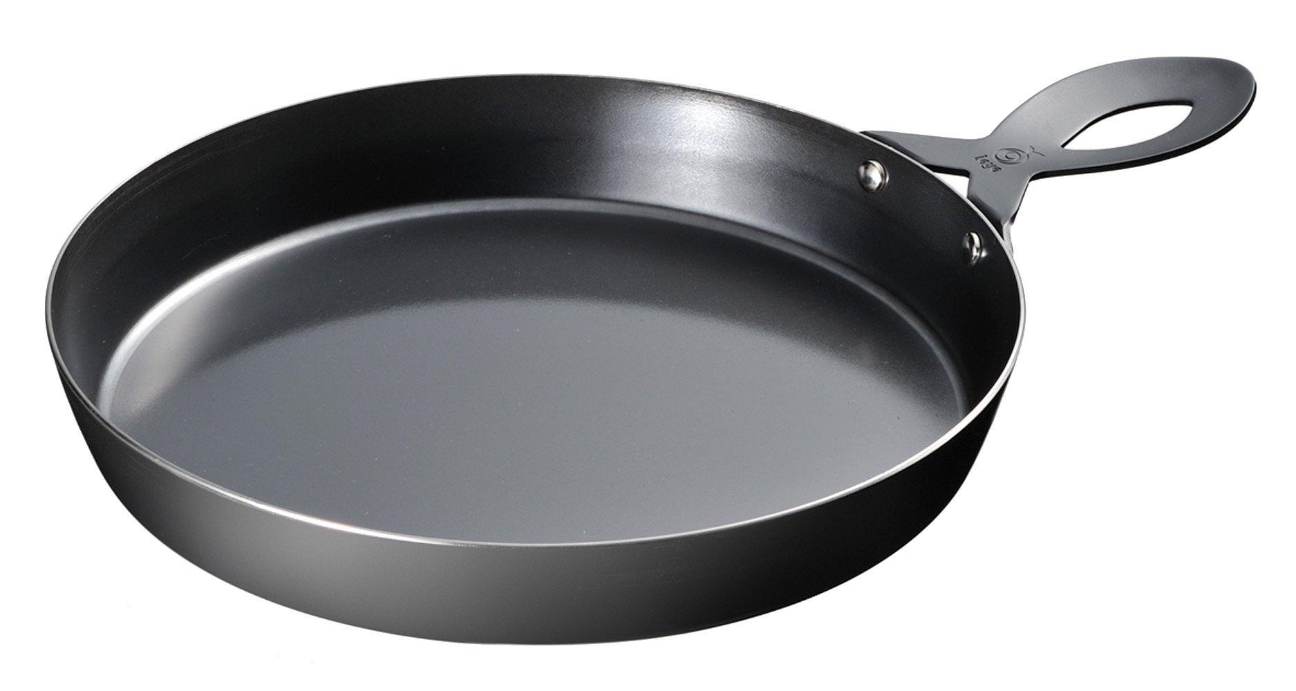 

Oaks Raye Grill Pizza Plate Black Made in Japan LS1502
