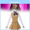 Weiches Polyester Cosplay Kleid mit Druckdesign für Anime Spiel Rollenspiel Kostüm
