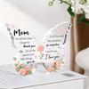 Butterfly Acrylic Decoration Mother's Day Valentine's Day Gift Transparent Acrylic Ornament Home Decoration