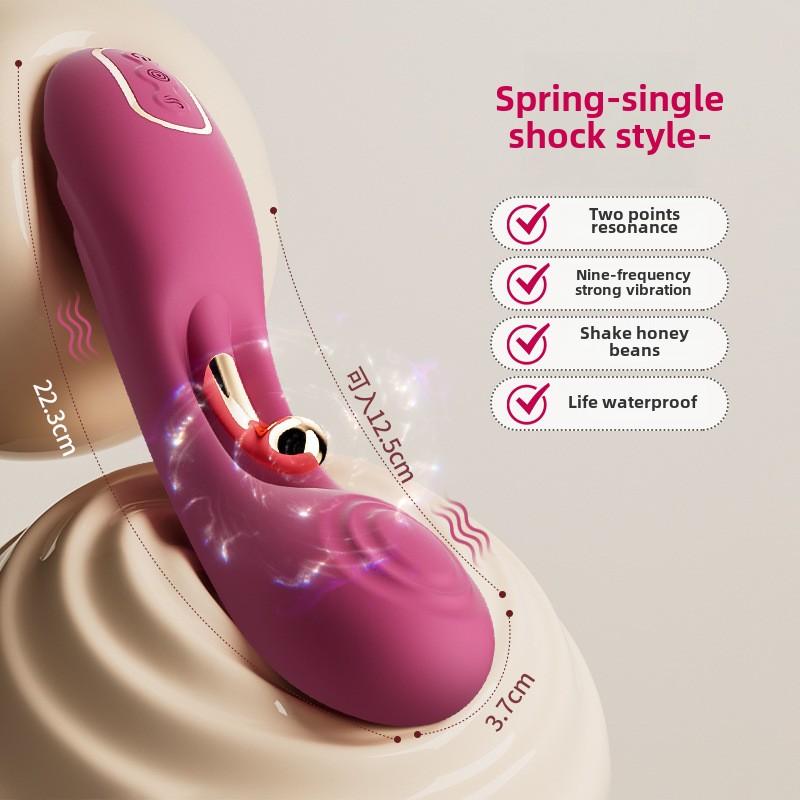 Powerful G-spot Vibrator Clitoral Vaginal Massager Nipple Anal Stimulator Three Point Vibrating Dildo Female Masturbator