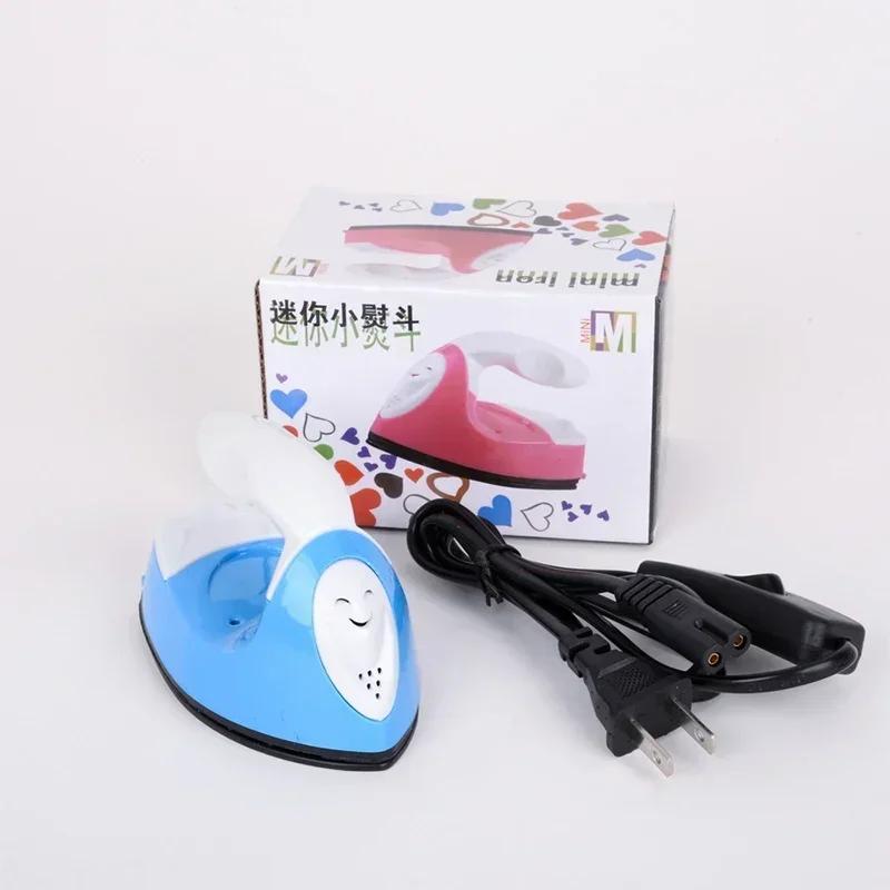 Mini Electric Iron Portable Handheld Heat Press Home Travel Craft Iron for Ironing Baby Clothes Heat Press Machine Handmade DIY