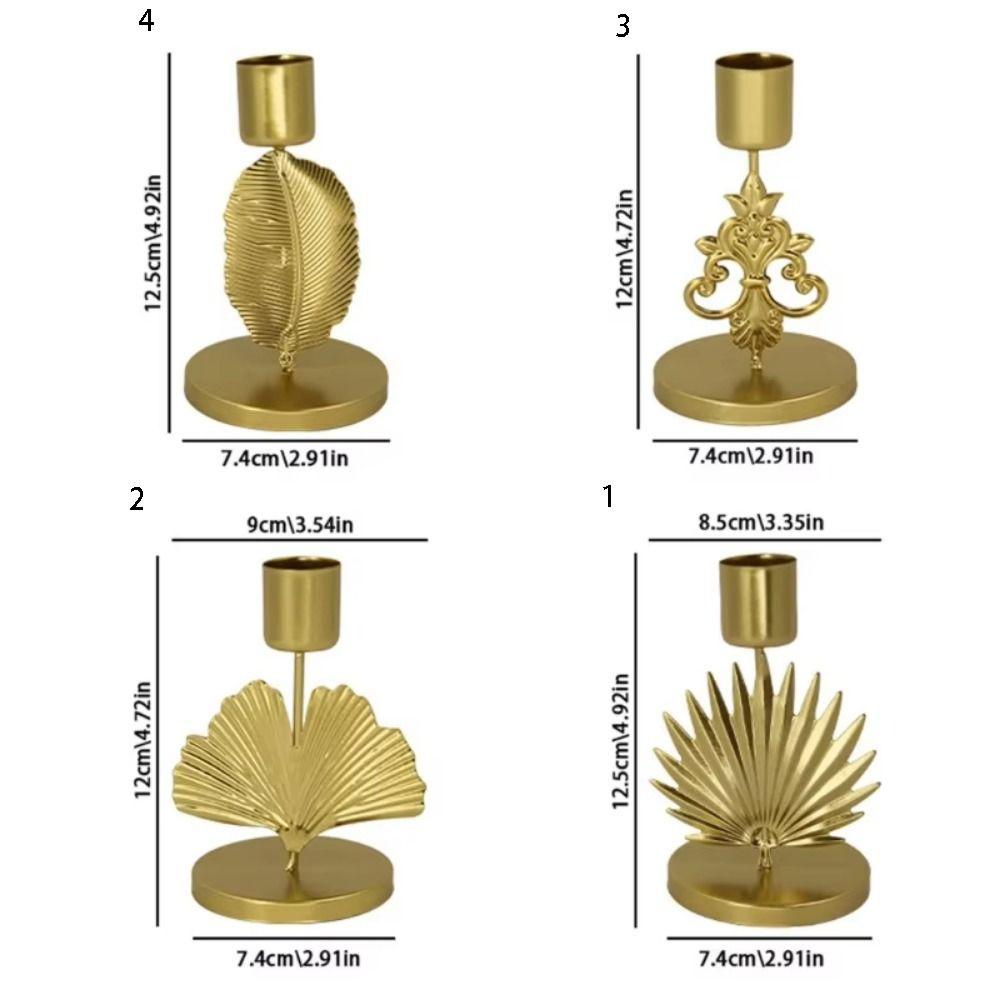 Exquisite Iron Candle Holder Essy To Use Desktop Aromatherapy Rack  Festive Atmosphere