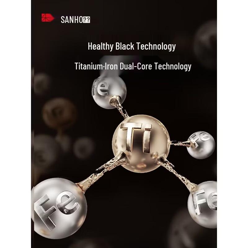 Sanhe Healthy Titanium-Iron Non-Stick Wok