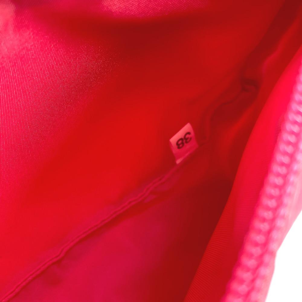 PRADA MV633 Triangle Logo Plate Hand Bag Accessory Pouch Shoulder Bag Pink