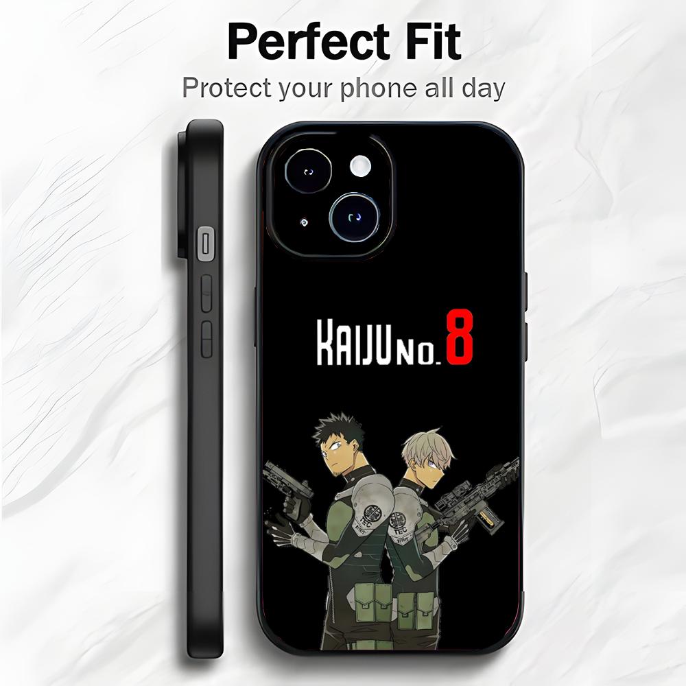 Cool Modern Anime K-Kaiju No.8 Phone Case Phone Case Soft Packaging Lightweight For iPhone17 16 15 14 13ProMax