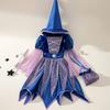 Witch Dress For Girls With Bohemian Style And Candy Bag For Halloween Events