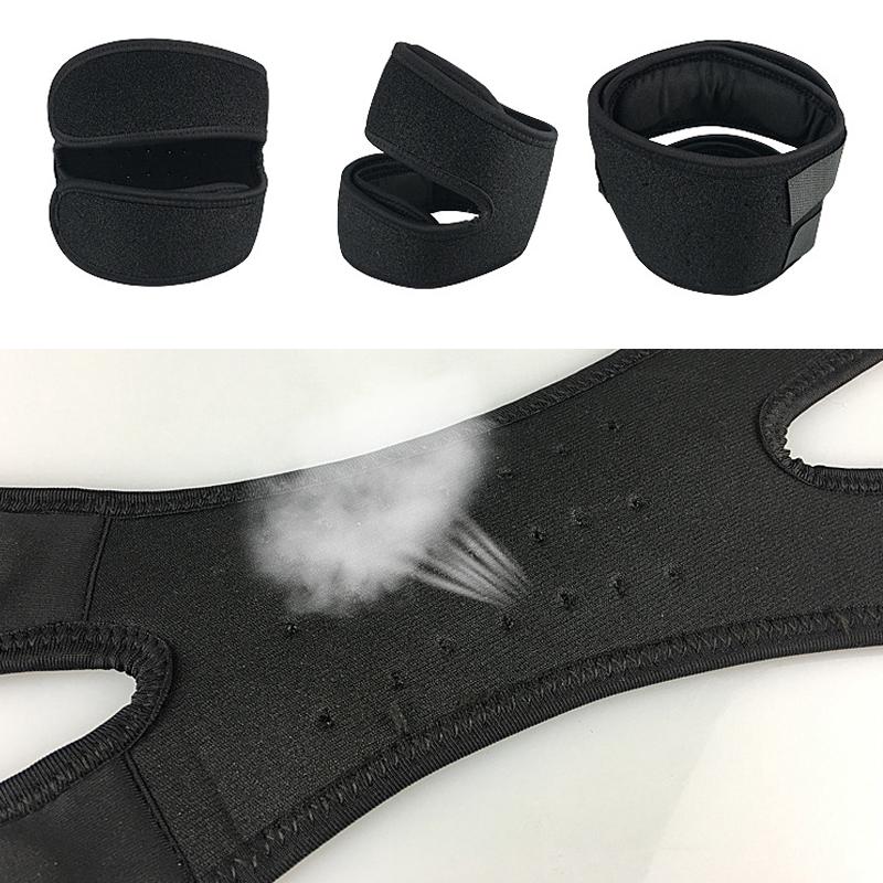 Adjustable Compression Knee Patellar Pad Non Slip Design Tendon Support Sleeve Brace Suitable for Joint Pain Relief