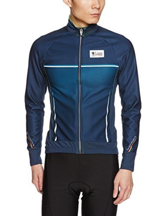 

Lion de Capelmuur Cycling Competition Lapis Lazuli Size S Jacket, Autumn/Winter [5°C~15°C] Jacket, Navy,