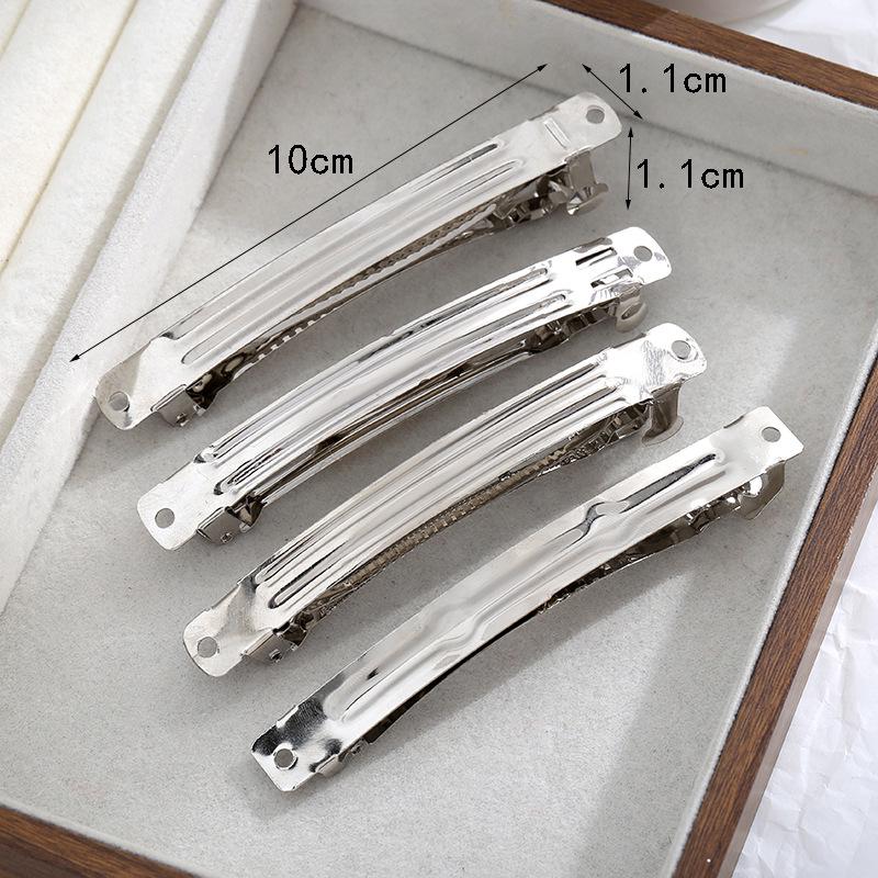 Fermagli per Capelli in Acciaio Galvanizzato | 8cm e 10cm | Accessori Gioielli per Acconciature Fatti a Mano DIY