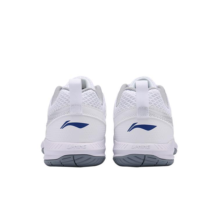 LiNing Feather Cushioning, Abrasion Resistant, Breathable, Lightweight Low Top Badminton Shoes Unisex Standard White AYTS034-2