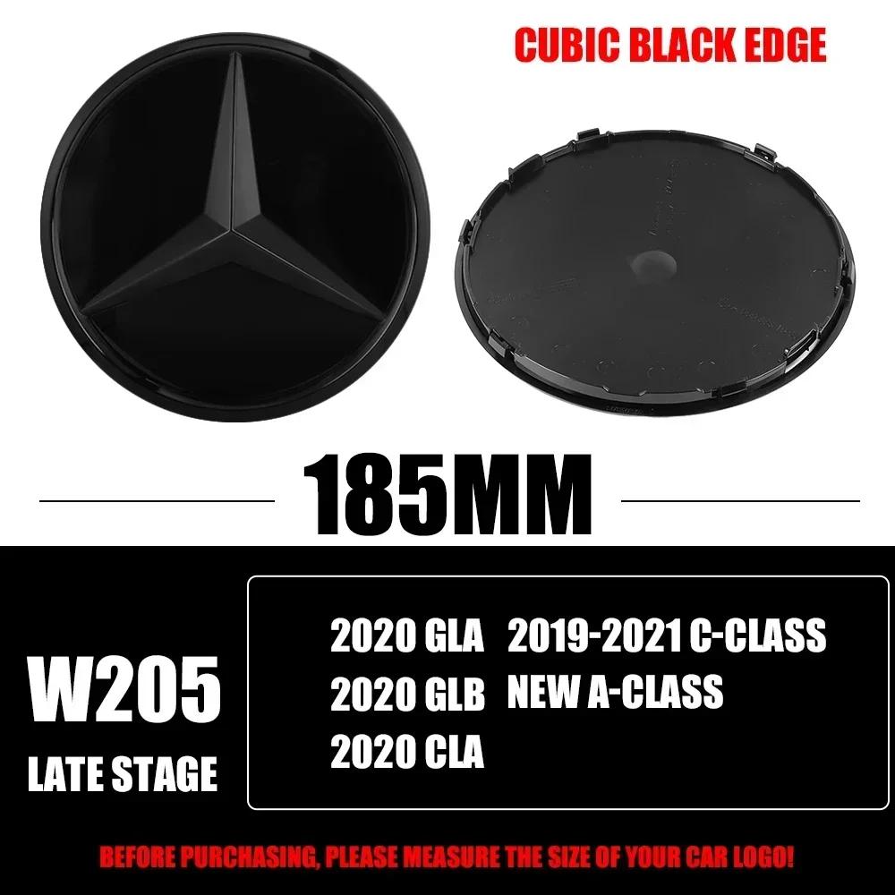 

Car Sticker 2025 Hot For Benz 3D 185MM 205MM Front Grille Star Logo Emblem Badge Auto Accessories For Mercedes-Benz C/B/E Class