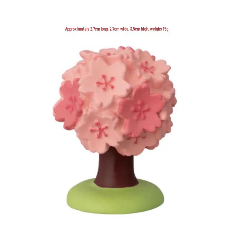 Cherry Blossom Resin Ornaments - Creative Handicrafts & Decorative Toys Blind Box Accessories