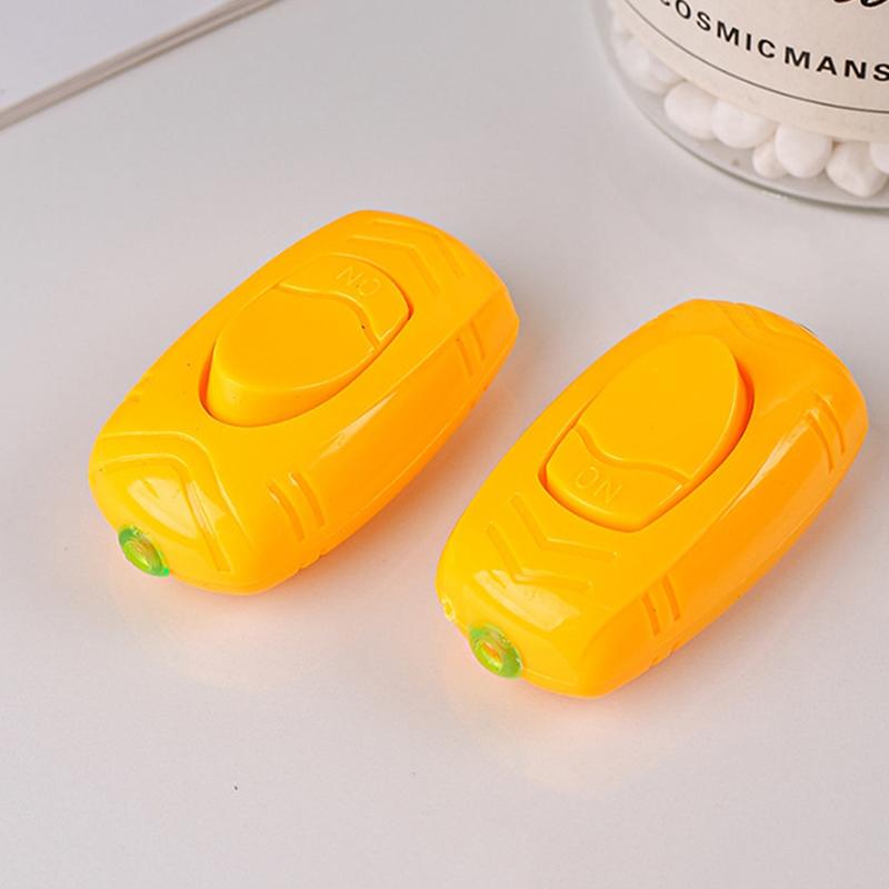 Yellow Bedside Switch Table Lamp Fan Night Light Power Cord Switch Control Light Panel Wall Light Switch