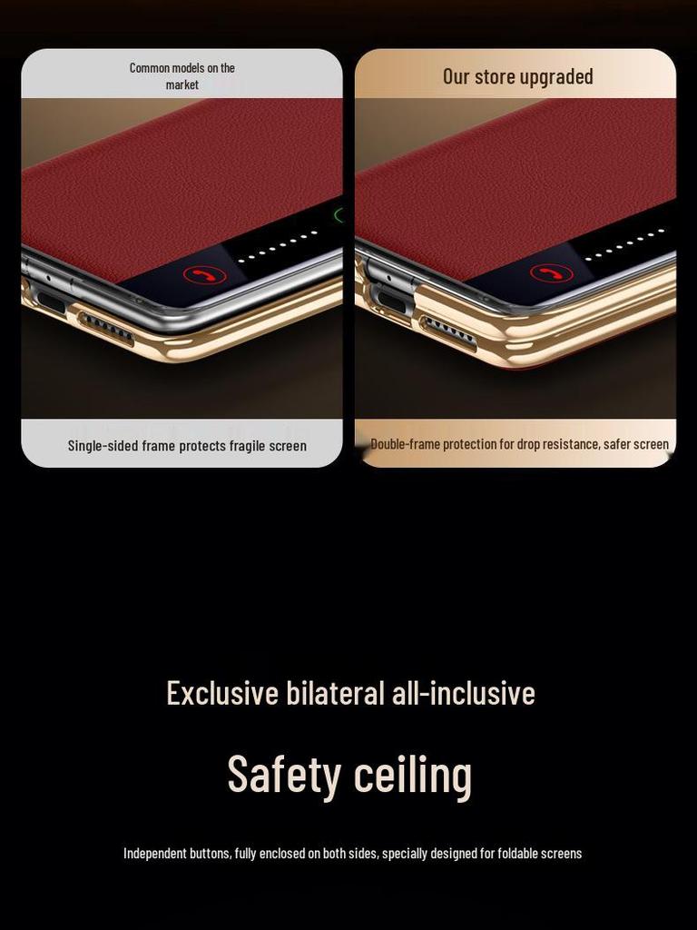 Huawei Mate X7 Collector's Edition Foldable Case with Bracket Lens, Ultra-Thin Full Coverage & Drop Protection.