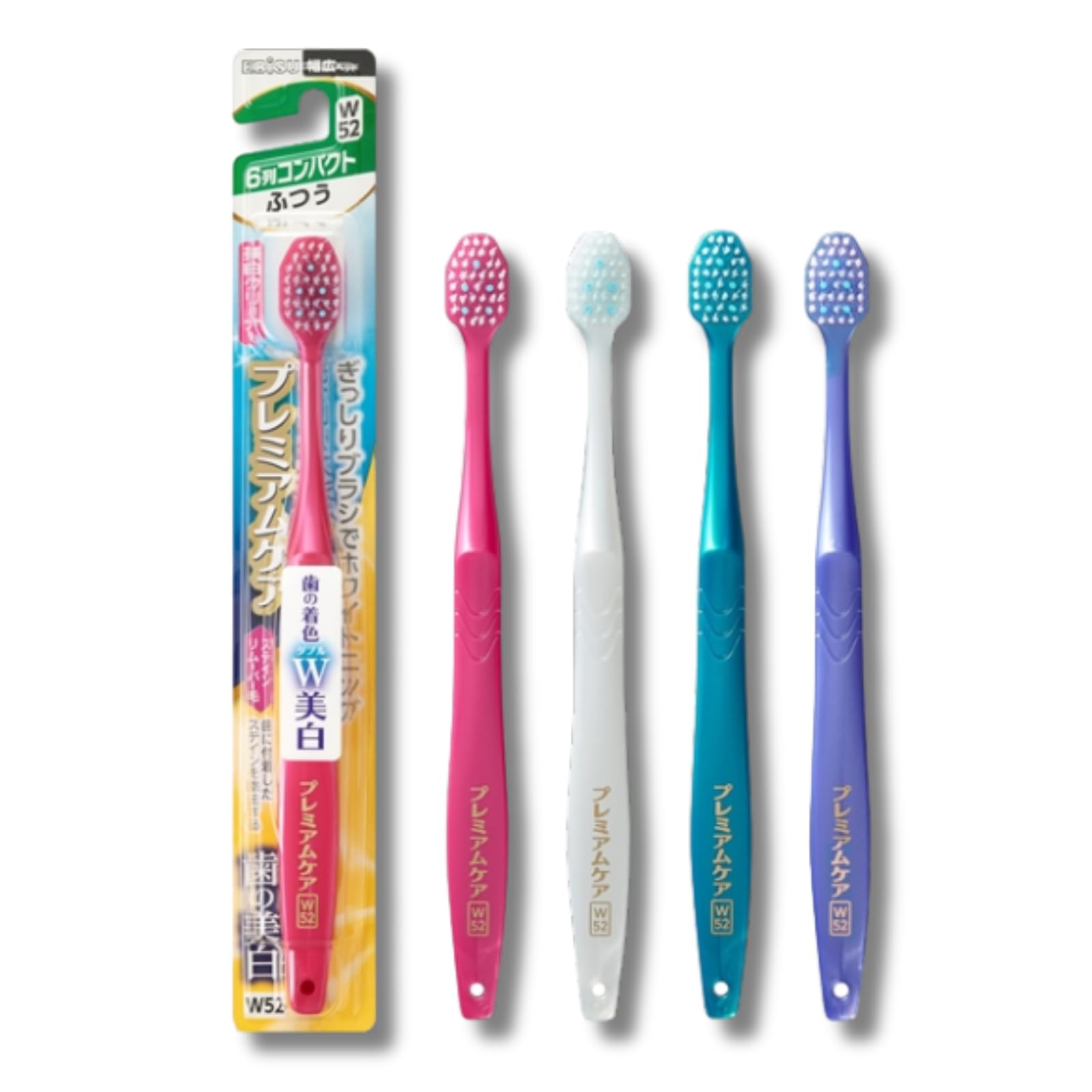 

Premium Care Whitening Toothbrush, 6 Rows, Regular, Set of 12 (Compact, 12 Pieces)