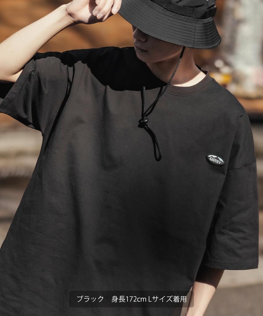 [IMPROVES] [Gerry] Casual [GERRY] Short Sleeve One-Point Patch T-Shirt, Men's, Khaki