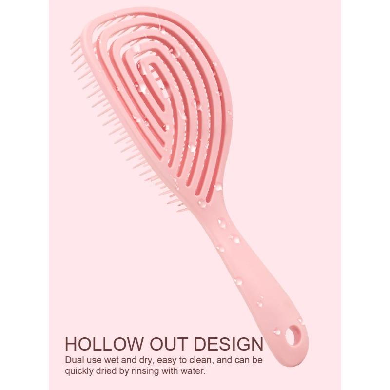 Scalp Massage Combs Hollow Out Hair Brush Hair Styling Detangler Fast Blow Drying Detangling Tool Wet Dry Curly Hair