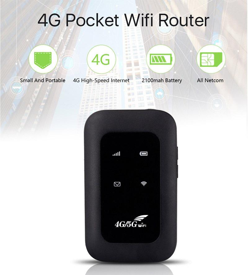 MF800 Black 4G Portable WiFi Car MiFi Router LTE H806