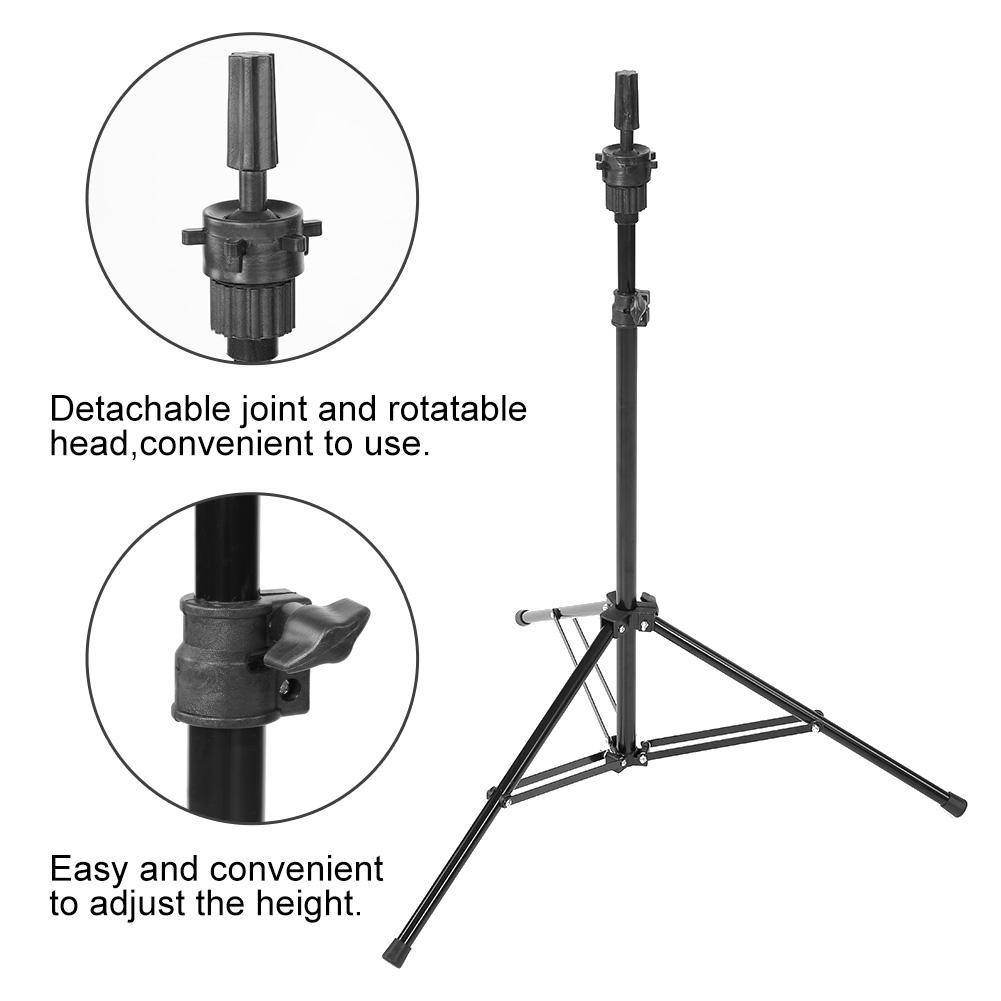 Salon Upgrade Wig Tripod Stand Mannequin Head Tripod Hairdressing Training Holder