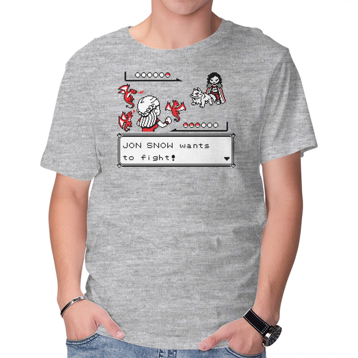 Unisex Crew Neck T-Shirt Throne Battle Graphic Short Sleeve Casual Tee XXL
