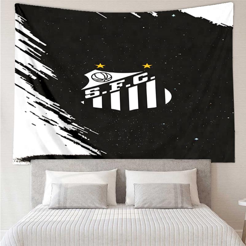 1PC Powerful Football Crest Design Printed Tapestry Room Decoration Wall Hanging for Living Room Bedroom, dormitory, Birthday and Christmas gifts