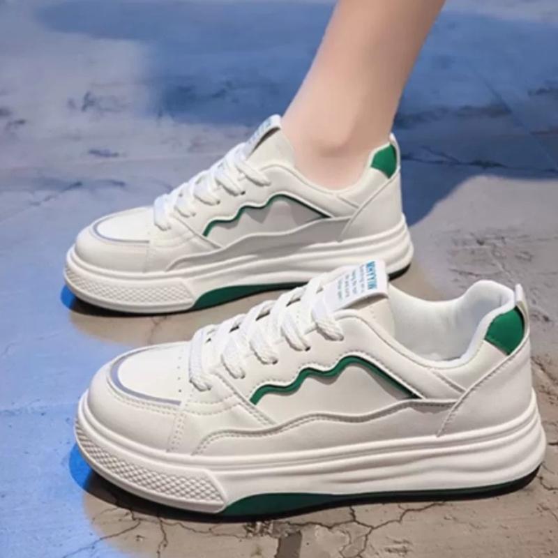 

Fashion Breathable Flat Bottom Sneakers Women s Summer New Style Thick Bottom Board Shoes Trendy All Match Sport Student Women Shoes 35