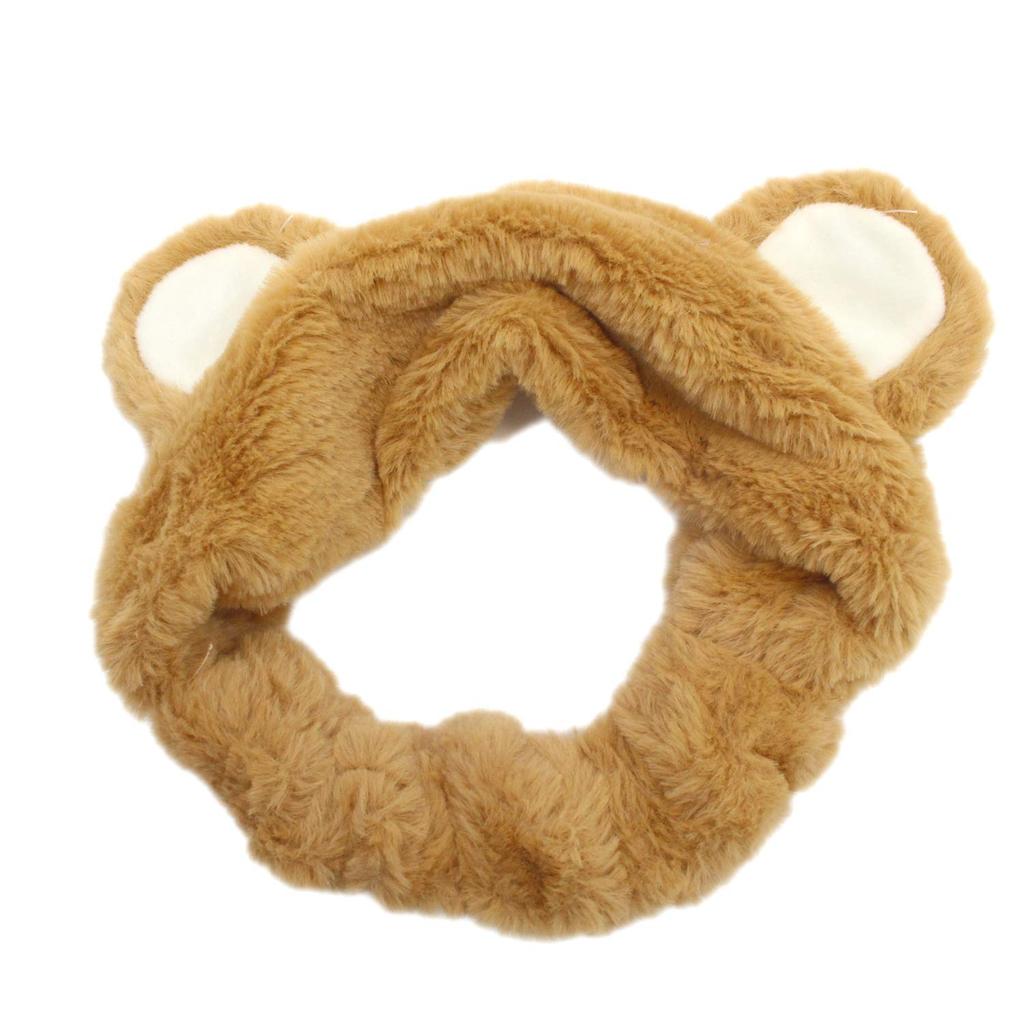 Take Off Animal Headband - Bear - Brown