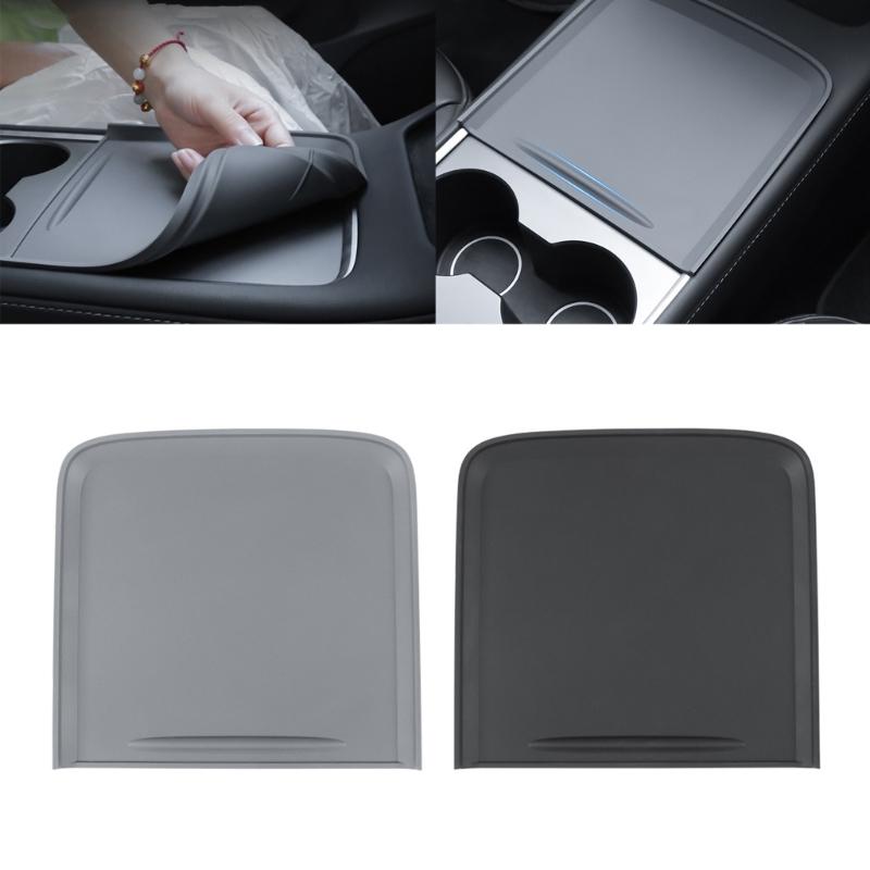 Auto Center Console Cover Car Armrest Cover Waterproof Silicone Cushion Pad Protector for