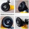 Round Angle Grinder Wood Carving Disc Woodworking Grinding Shaping Wheel Abrasive Rotary Tool for 16/22mm Bore Angle Grinders