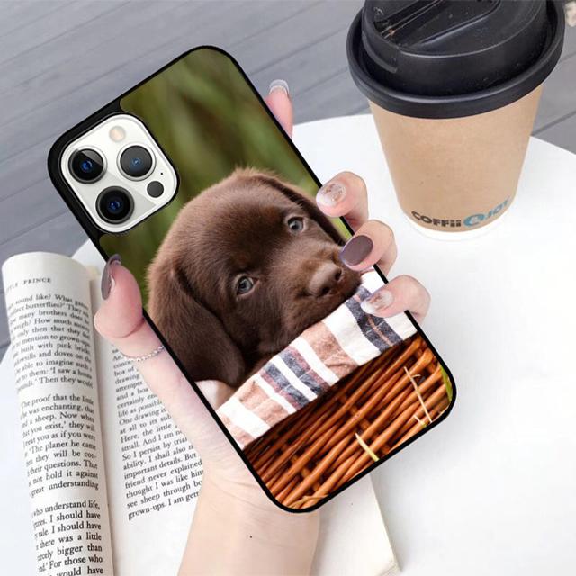 Cute Labrador Puppy Dog Phone Case Cover For iPhone 17 Air 16 15 14 Plus Apple 16 11 12 13 Pro Max Coque