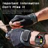 SACOSDING Men Smart Watch Compass LED Flashlight BT Call Heart Rate Sleep Health Monitoring Outdoor Sports Fitness Smartwatch