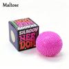 Needoh Fuzzy Spiky Fuzz Squishy Squeeze Ball Complete Set Anti Maltose Stress Anxiety Relief Vent Decompression Sensory Play Toy