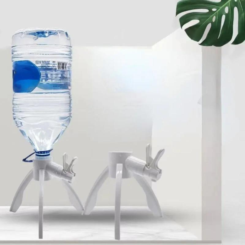 Simple Water Dispenser Drink Dispenser with Faucet Mineral Water Bottle Faucet Tap Home Kitchen Office Camping Water Dispenser