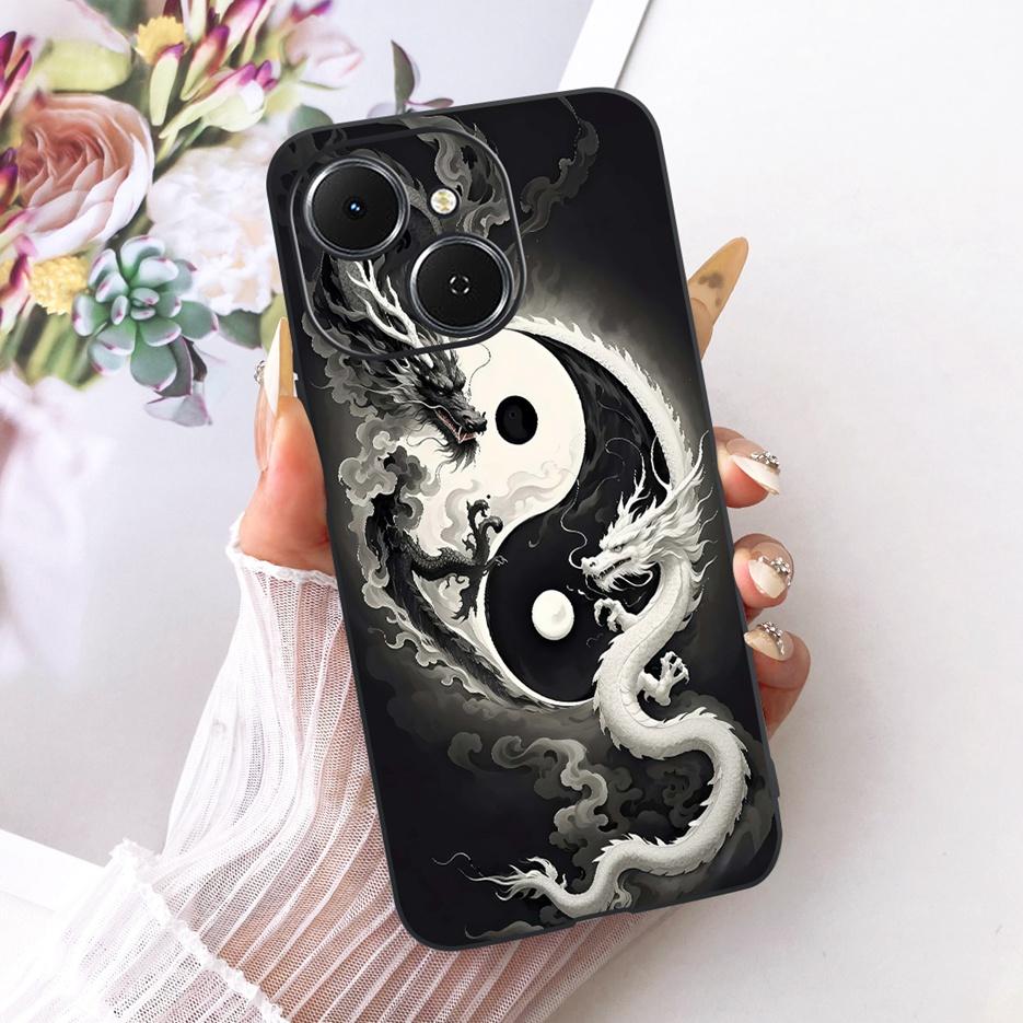 For Tecno Spark 40 Case KM5 Cute Lion Fashion Painted Cover Soft TPU Phone Cases For Tecno Spark 40C Spark40 C Back Cover Fundas